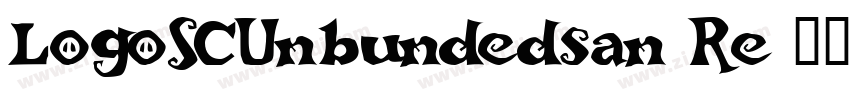 LogoSCUnbundedsan Re字体转换
